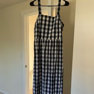 J Crew Gingham Maxi